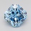3.21 Ct. Fancy Vivid Blue Radiant Lab Grown Diamond