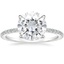 18K White Gold Demi Three-Quarter Coverage Diamond Ring (1/3 ct. tw.), smalltop view