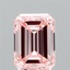 2.01 Ct. Fancy Vivid Pink Emerald Lab Grown Diamond