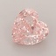1.60 Ct. Fancy Intense  Pink Heart Lab Grown Diamond