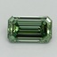 2.09 Ct. Fancy Vivid Green Emerald Lab Grown Diamond