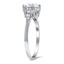 The Edyta Ring, smalltop view on a hand