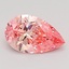 0.99 Ct. Fancy Intense Pink Pear Lab Grown Diamond