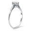 The Daithi Ring, smalltop view on a hand