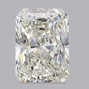 Radiant diamond — real photo