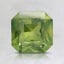 6.6mm Unheated Green Asscher Montana Sapphire