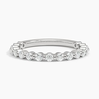 Marseille Three-Quarter Coverage Diamond Ring (1/2 ct. tw.) in Platinum