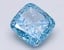 5.31 Ct. Fancy Vivid Blue Cushion Lab Grown Diamond