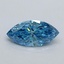 0.55 Ct. Fancy Vivid Malibu Blue Marquise Lab Grown Diamond