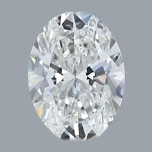 Oval diamond — real photo
