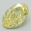 1.93 Ct. Fancy Vivid Yellow Oval Lab Grown Diamond