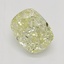 0.50 Ct. Fancy Light Yellow Cushion Diamond