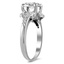 The Redoak Ring, smalltop view on a hand