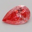 1.53 Ct. Fancy Vivid Pink Pear Lab Grown Diamond