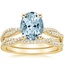 18KY Aquamarine Petite Luxe Twisted Vine Bridal Set (1/2 ct. tw.), smalltop view