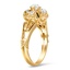 The Susette Ring, smalltop view on a hand