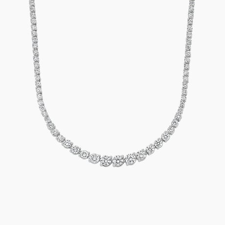 Angled Lab Diamond Riviere Tennis Necklace (5 1/2 ct. tw.)