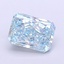 1.90 Ct. Fancy Vivid  Blue Radiant Lab Grown Diamond