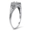 The Dael Ring, smalltop view on a hand