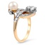 The Braewyn Ring, smalltop view on a hand