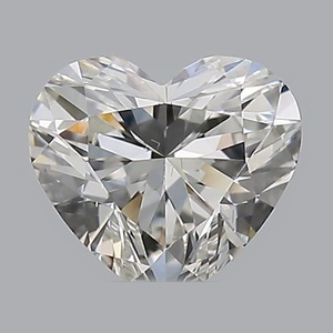 Heart diamond — real photo