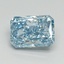 2.13 Ct. Fancy Vivid Blue Radiant Lab Grown Diamond
