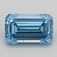 3.01 Ct. Fancy Vivid Blue Emerald Lab Grown Diamond