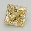 1.02 Ct. Fancy Light  Yellow Princess Lab Grown Diamond