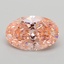 5.02 Ct. Fancy Vivid  Pink Oval Lab Grown Diamond