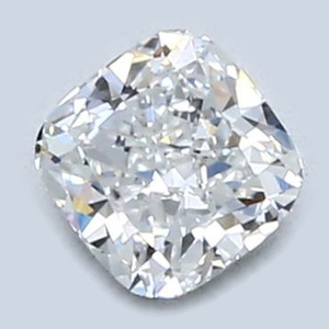Cushion diamond — real photo