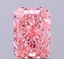 1.64 Ct. Fancy Vivid Pink Radiant Lab Grown Diamond