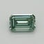 0.46 Ct. Fancy Vivid Pacific Green Emerald Lab Grown Diamond