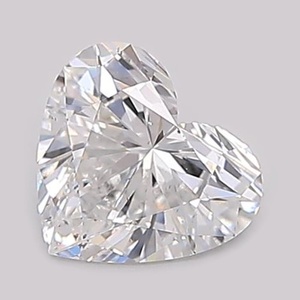 Heart diamond — real photo