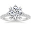 18K White Gold Arabella Diamond Ring (1/3 ct. tw.), smalltop view