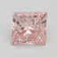 2.58 Ct. Fancy Intense Pink Princess Lab Grown Diamond