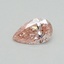 0.30 Ct. Fancy Intense Pink Pear Lab Grown Diamond