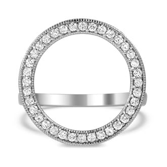 Custom Lattice Double Halo Diamond Bridal Set