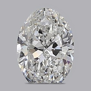 Oval diamond — real photo