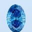 2.00 Ct. Fancy Vivid Blue Oval Lab Grown Diamond