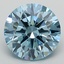 3.50 Ct. Fancy Vivid Blue Round Lab Grown Diamond