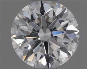 Round diamond — real photo