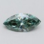 1.05 Ct. Fancy Vivid Green Marquise Lab Grown Diamond