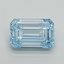 4.52 Ct. Fancy Intense Blue Emerald Lab Grown Diamond