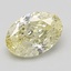 1.40 Ct. Fancy Light Yellow Oval Diamond