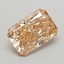 2.93 Ct. Fancy Intense Brownish Orange Radiant Lab Grown Diamond