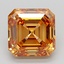 3.08 Ct. Fancy Light  Brown Asscher Lab Grown Diamond