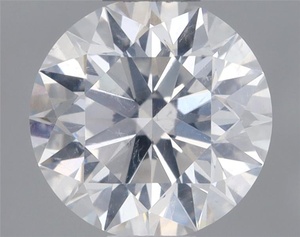 Round diamond — real photo