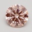 2.10 Ct. Fancy Intense Pink Round Lab Grown Diamond