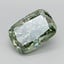 1.52 Ct. Fancy Vivid  Green Cushion Lab Grown Diamond
