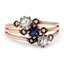 Art Nouveau Sapphire Vintage Ring